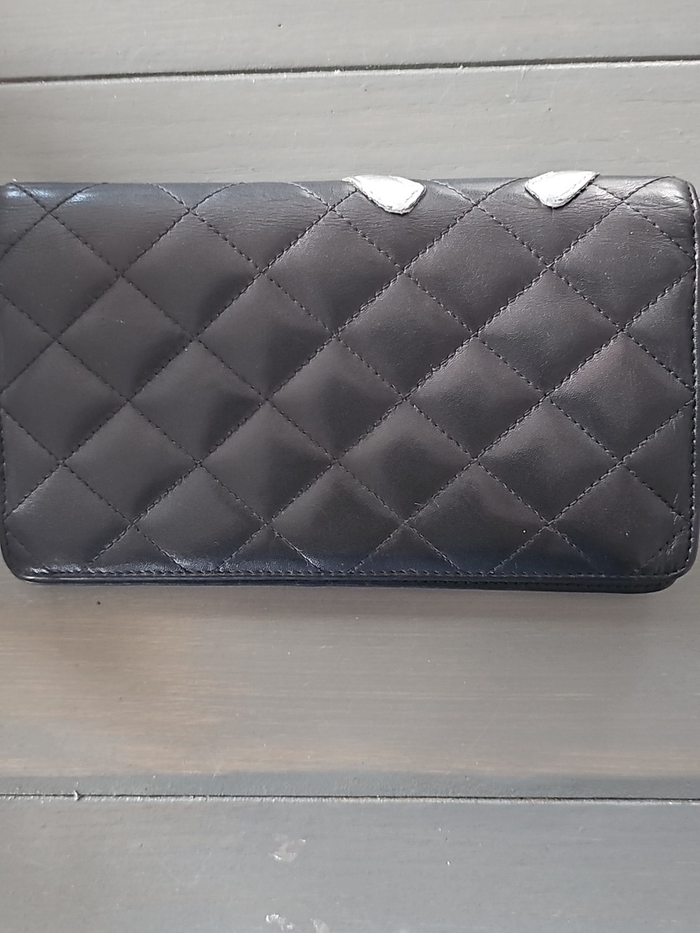 CHANEL Black Calfskin Quilted Cambon  Wallet One Size - Picture 15 of 15